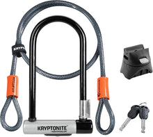 Load image into Gallery viewer, Kryptolok Standard Bicycle U-Lock - Heavy Duty with Secure Mounting Bracket