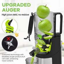 Load image into Gallery viewer, Compact Masticating Juicer - 5.8" Feeding Chute, High Juice Yield &amp; Quiet Motor