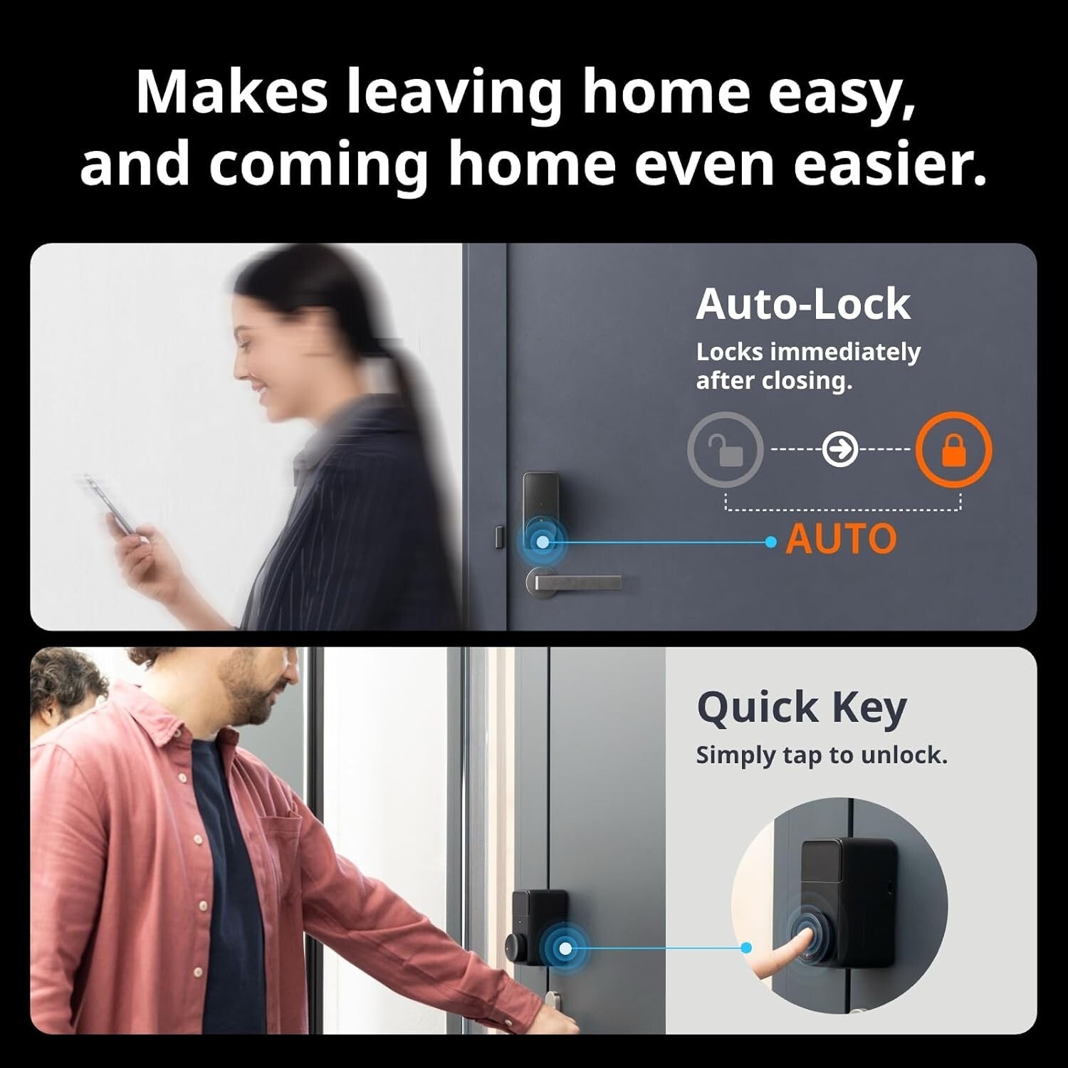Smart Lock Pro with Real-Time Notifications & Voice Control for Easy Access