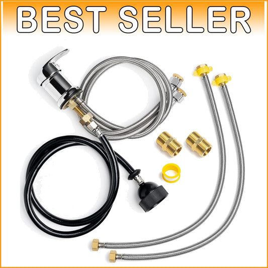 Personalized Salon Shampoo Bowl Faucet with Adjustable Hose & Extra Connectors