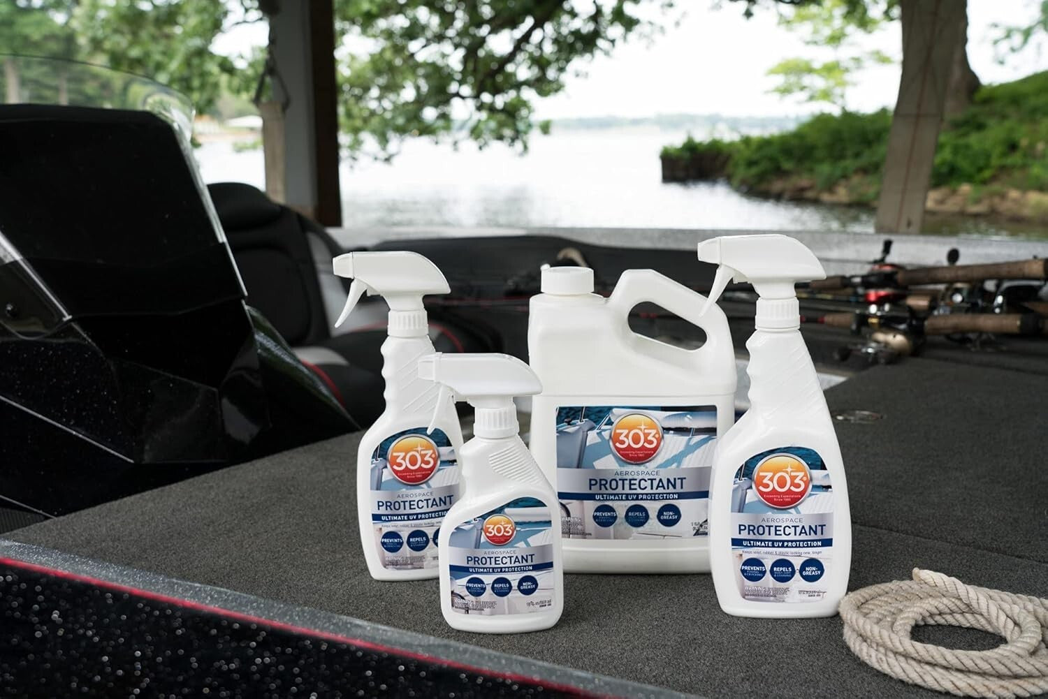 Non-Greasy 1 Gallon Marine Protectant Spray - Restore & Protect Outdoor Surfaces