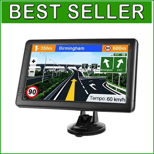 2025 Edition GPS Navigation with Lane Guidance for Cars, Trucks & RVs - 9 Inches