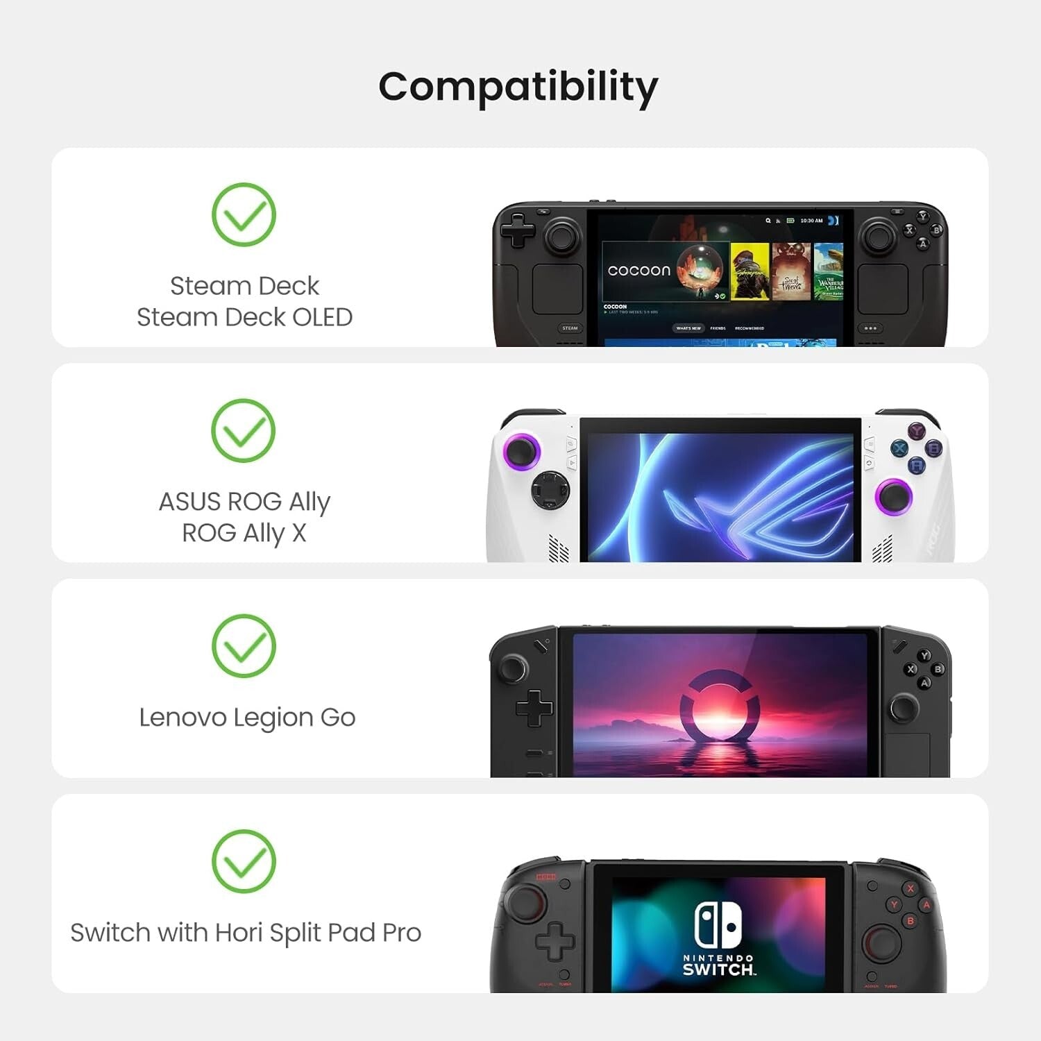 Functional Carrying Case with EVA Protection for Steam Deck & Nintendo Switch