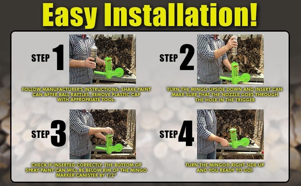 All-Season Firewood Measuring Tool with Special Marking Wheels - Easy & Fast