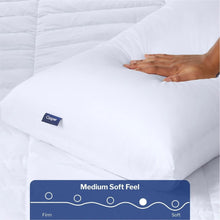 Load image into Gallery viewer, Luxury Microfiber Sleep Pillow - Medium Firmness, Washable &amp; Breathable Cotton