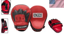 Load image into Gallery viewer, Professional 10.5" Curved Punch Mitts in Red - Ideal for Coaches and Athletes