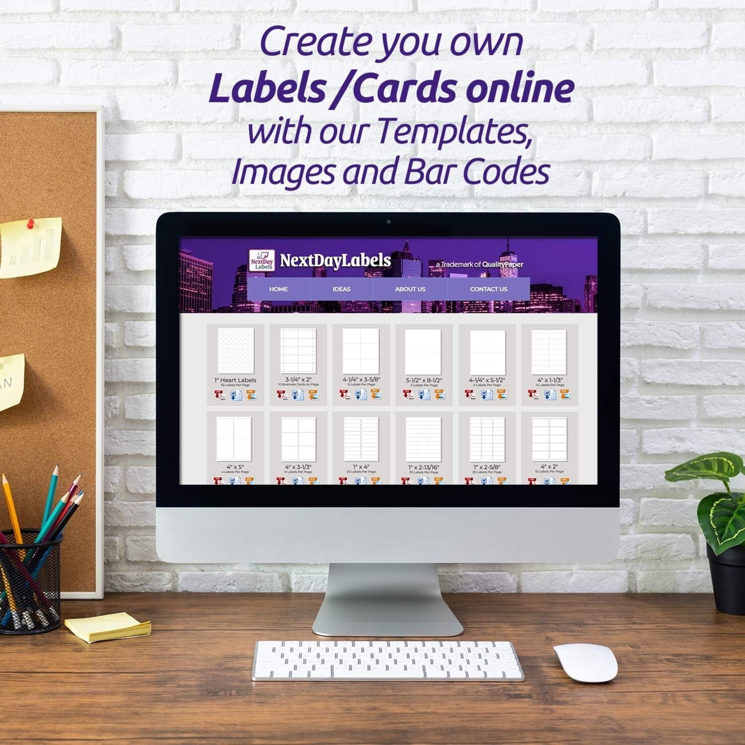 Versatile White Postcards 4-1/4" x 5-1/2" - Perfect for All Your Printing Needs