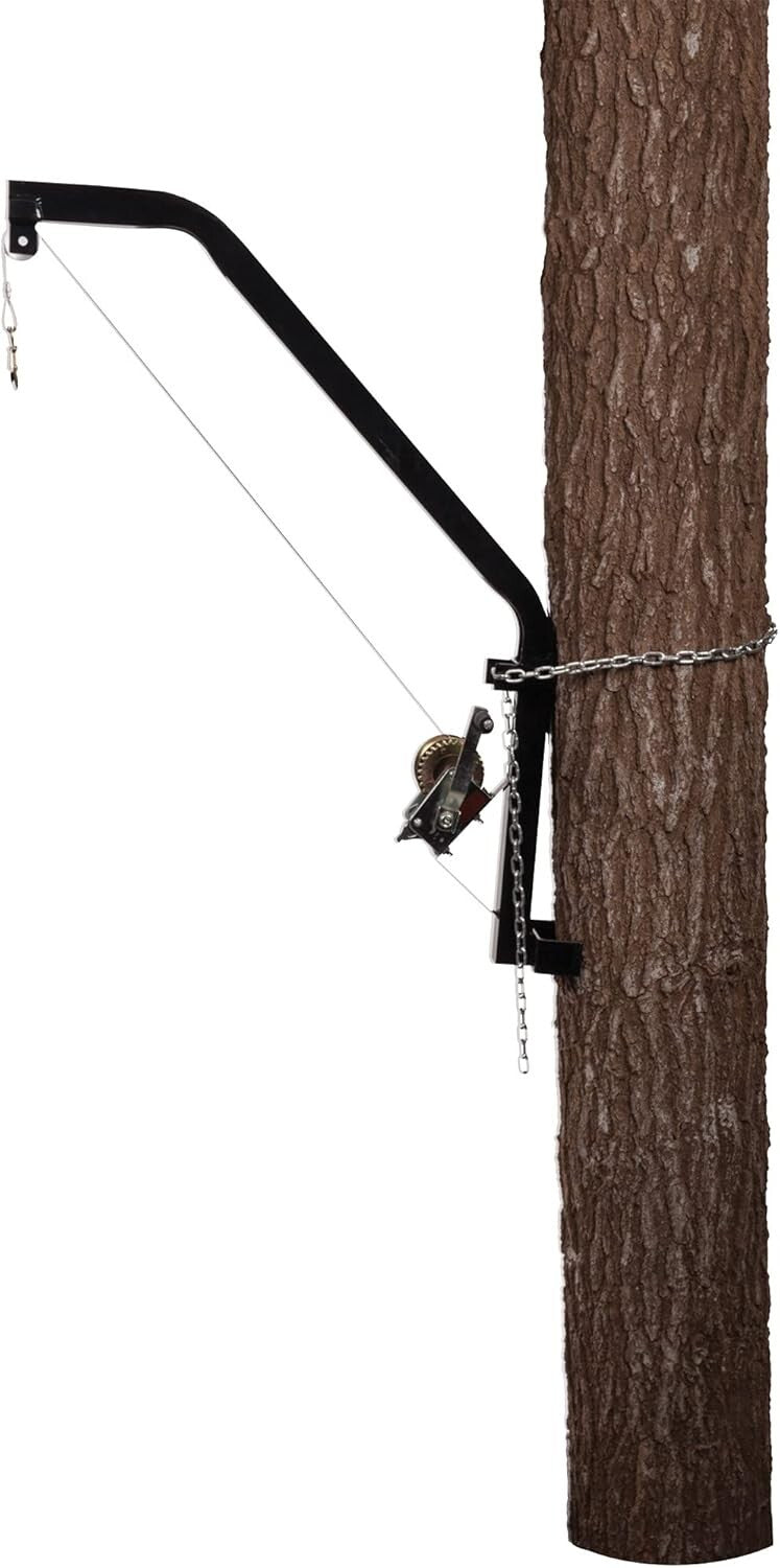 Secure 300 lb Capacity Hanging Hoist for Hunters - Steel Design, Easy Setup