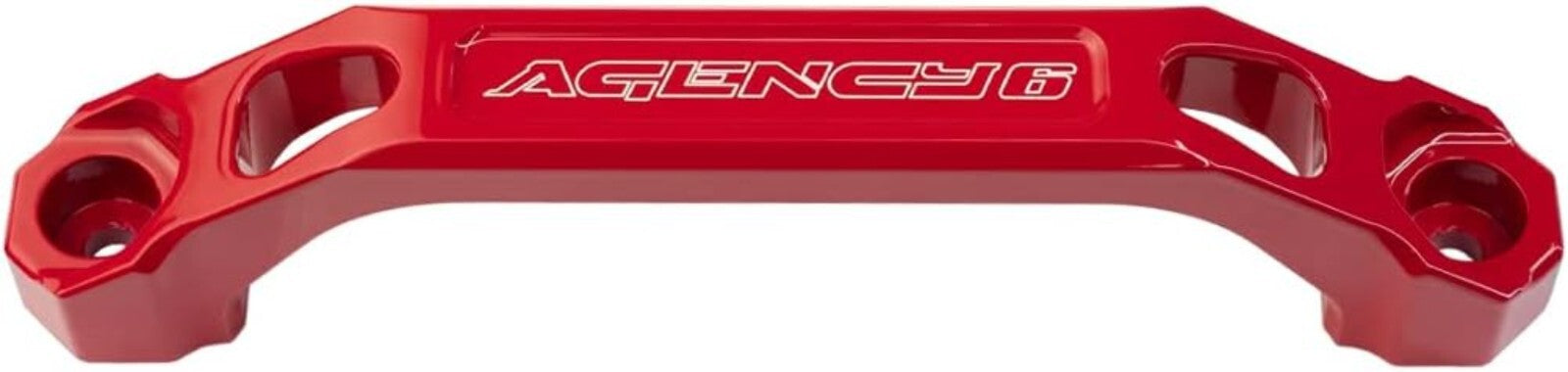 Universal Fit Offroad Grab Handles Pair - Durable Red Aluminum & Stainless Steel