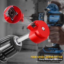 Load image into Gallery viewer, Compact 9-Piece Pipe Reamer Kit with 0.5-4 Inch Size Range and Carrying Case