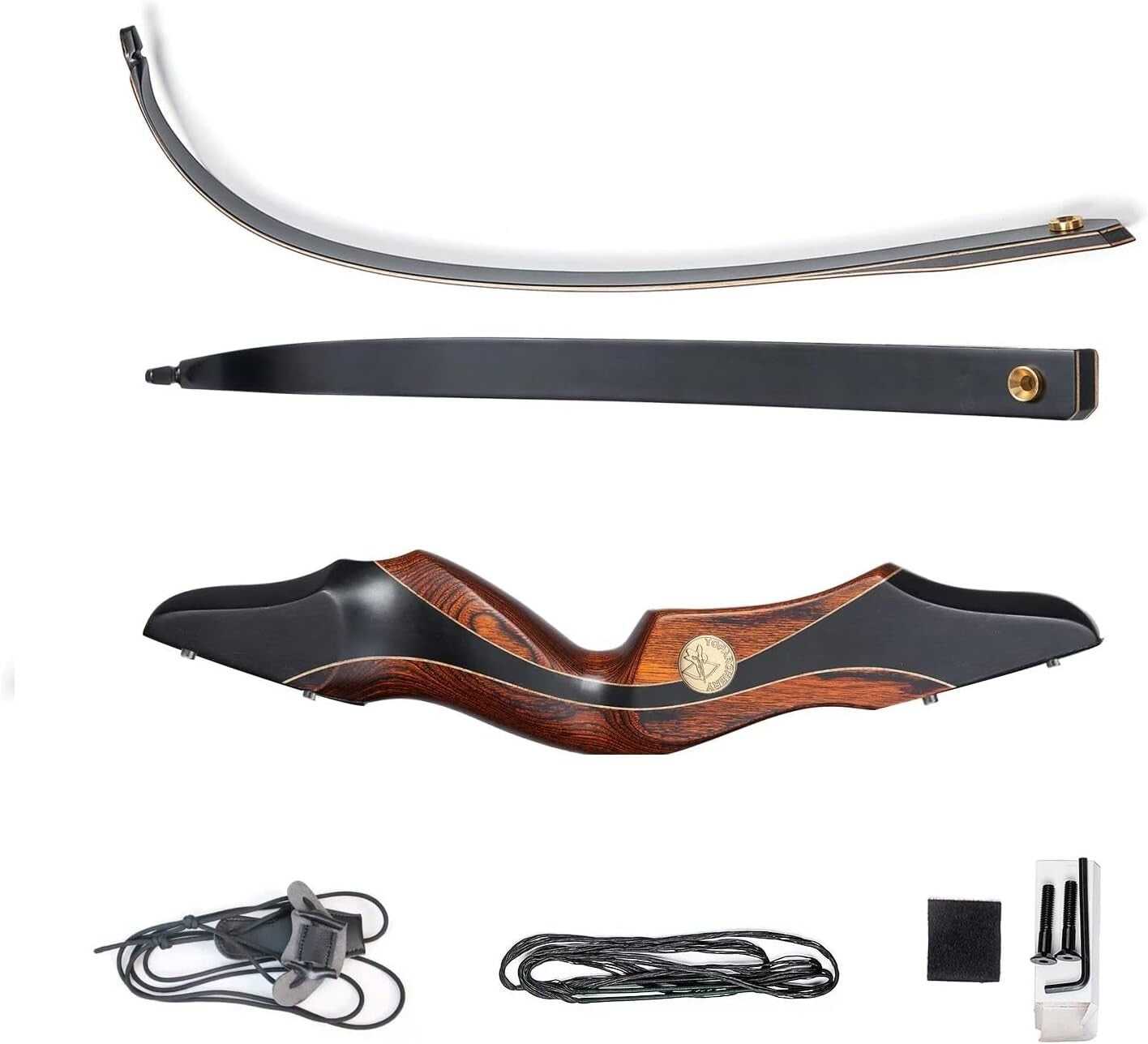 40lbs Right-Handed Takedown Recurve Bow - Perfect for Competition and Training