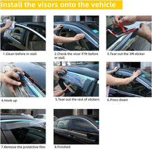 Load image into Gallery viewer, Self-Adhesive Smoke Tint Window Visors Set for 07-11 Honda CR-V - Easy Install