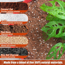 Load image into Gallery viewer, Premium Mix of Perlite, Coco Coir &amp; Peat Moss for Vibrant Indoor Vegetables
