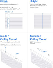 Load image into Gallery viewer, Versatile 72" W x 72" H Window Blinds - Cordless, Durable &amp; Warping Resistant