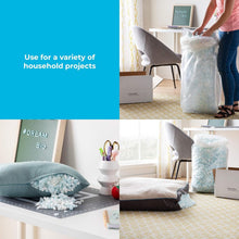 Load image into Gallery viewer, 10 Lbs Compressed Shredded Memory Foam - Ideal for Refilling Pillows &amp; Bean Bags