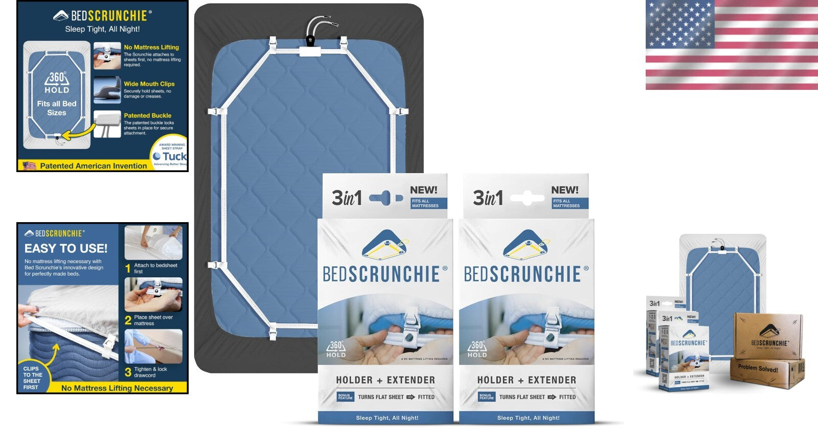 Machine Washable Bed Sheet Holder Straps - Heavy Duty, Vegan-Friendly 2 Pack