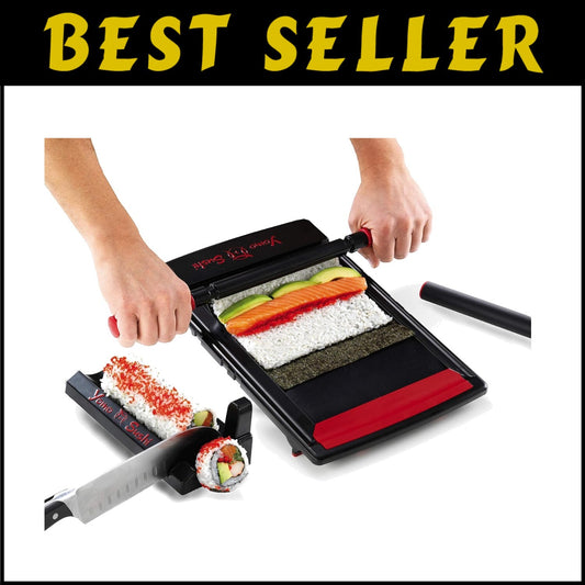 Professional Sushi Maker Kit with Non-Stick Mat - Family Fun & Easy Recipes