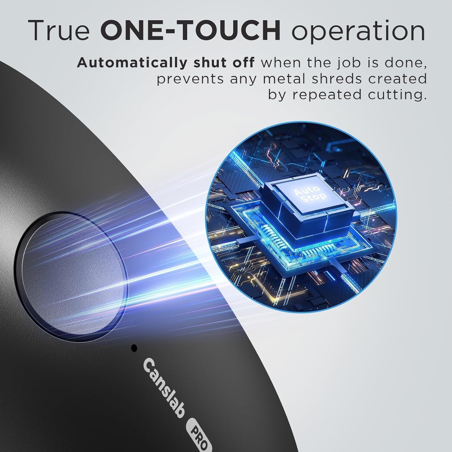 Hands-Free Electric Can Opener with Auto Stop - Ideal for Seniors with Arthritis