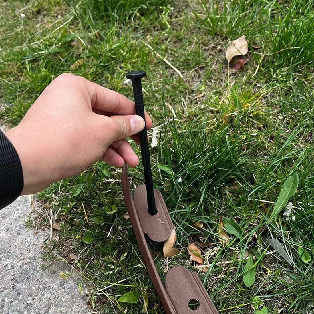 66FT Flexible Brown Garden Edging - Extra Tall 4IN for Stylish Lawn Borders