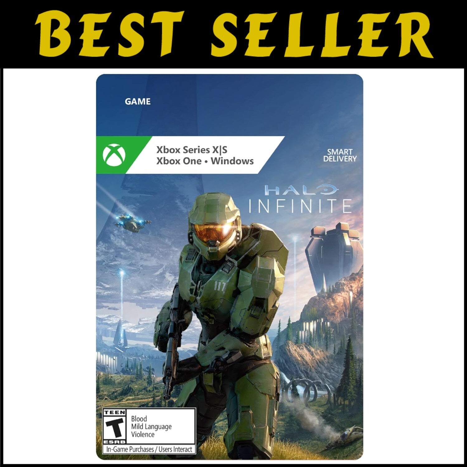 Halo Infinite Video Game - Exclusive VK78 Commando Skin & Cross-Platform Play