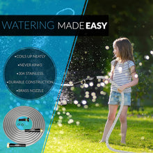 Load image into Gallery viewer, Flexible 304 Stainless Steel Garden Hose - Crush-Resistant &amp; Durable 500 PSI