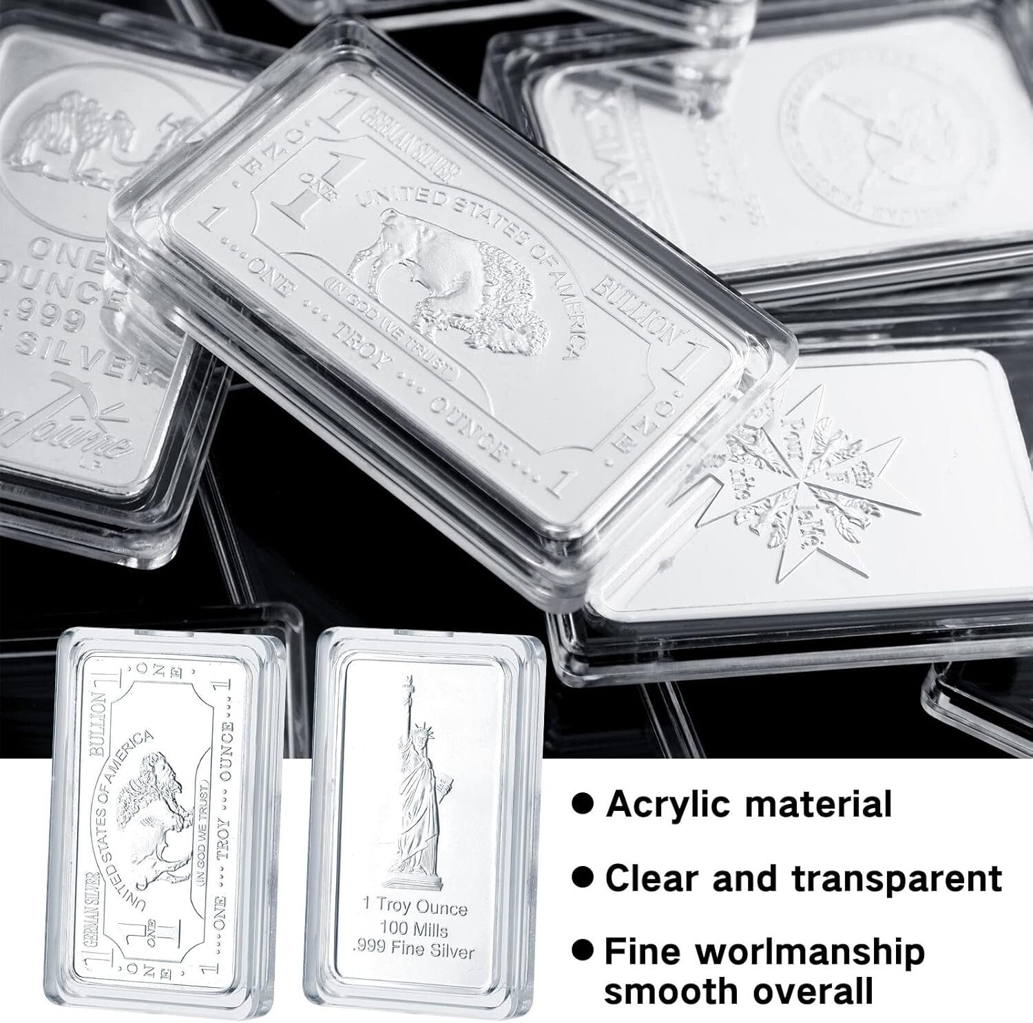 Comprehensive 200 Pcs Coin Holder Set with Strong Storage Box for Organization