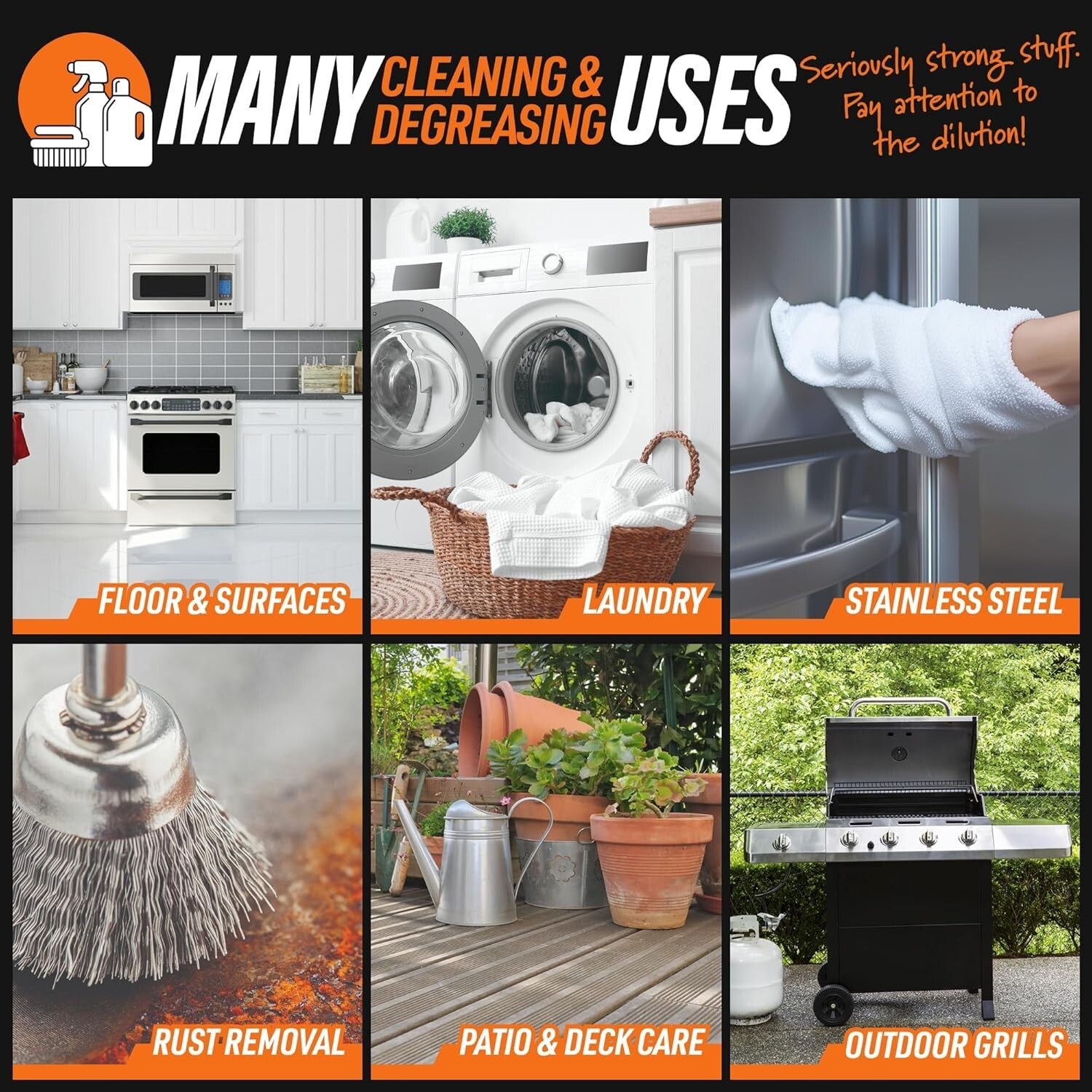 High-Potency 50% Vinegar Cleaner - Dilutes to 5% Acidity for Ultimate Efficiency