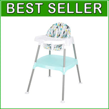 Load image into Gallery viewer, Multi-Use 4-in-1 Eat &amp; Grow High Chair - Safe, Portable &amp; Machine Washable