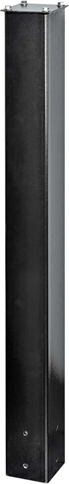 43-Inch Heavy-Duty Black In-Ground Mailbox Post with Installation Hardware