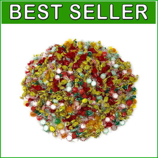 Flavorful Hard Candy Mix - 10 lbs Melting Hearts: Peppermint, Cinnamon & Fruits