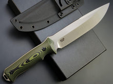 Load image into Gallery viewer, Ergonomic Two-Tone G10 Fixed Blade Knife for Camping &amp; Outdoor Adventures