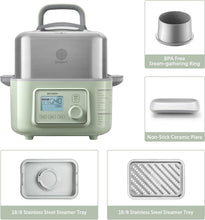 Load image into Gallery viewer, Quick Steam 5-Quart Electric Steamer with Auto Power-Off &amp; Timer Feature