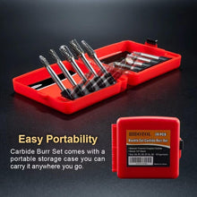 Load image into Gallery viewer, Versatile 10pc Carbide Rotary Burr Set - Ideal for Wood, Metal &amp; Jewelry Making