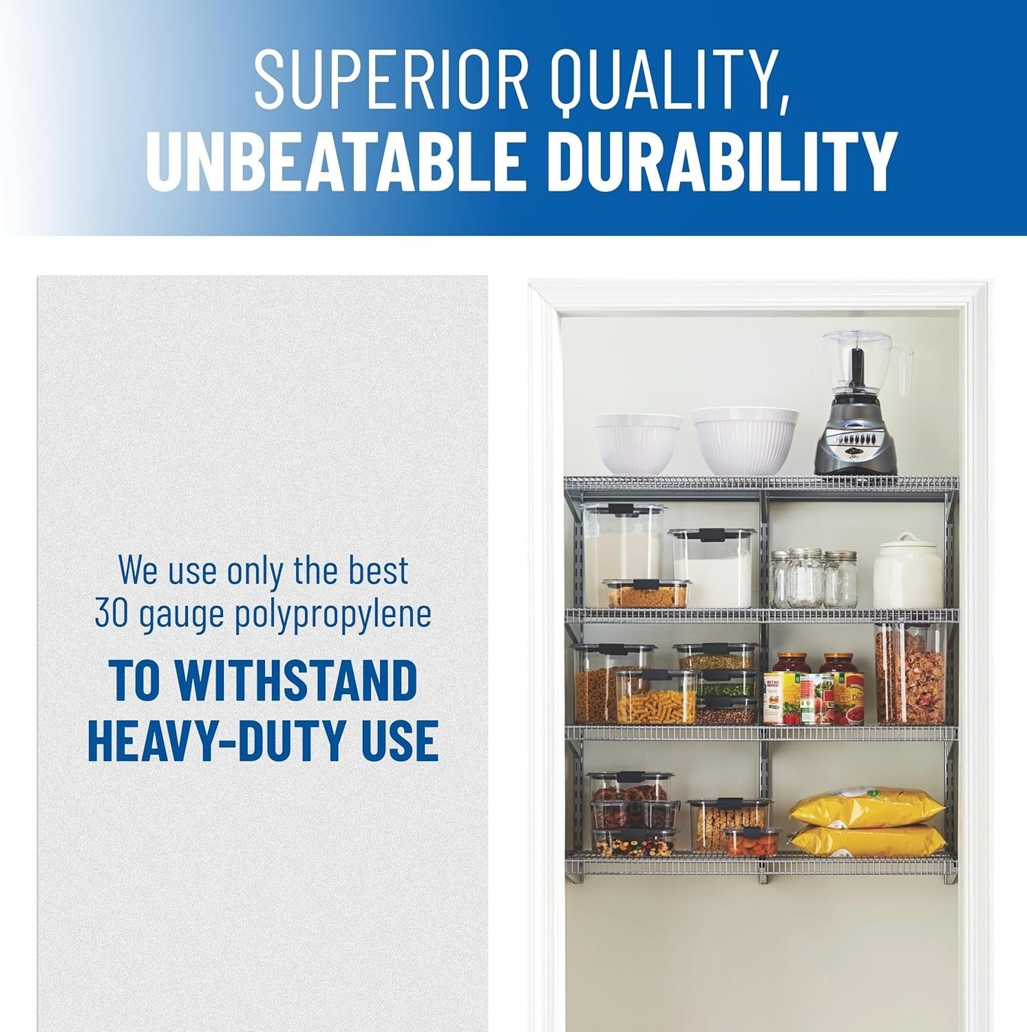 Flat Packed Wire Shelf Liners 12x48 - Protect and Organize Your Pantry Easily