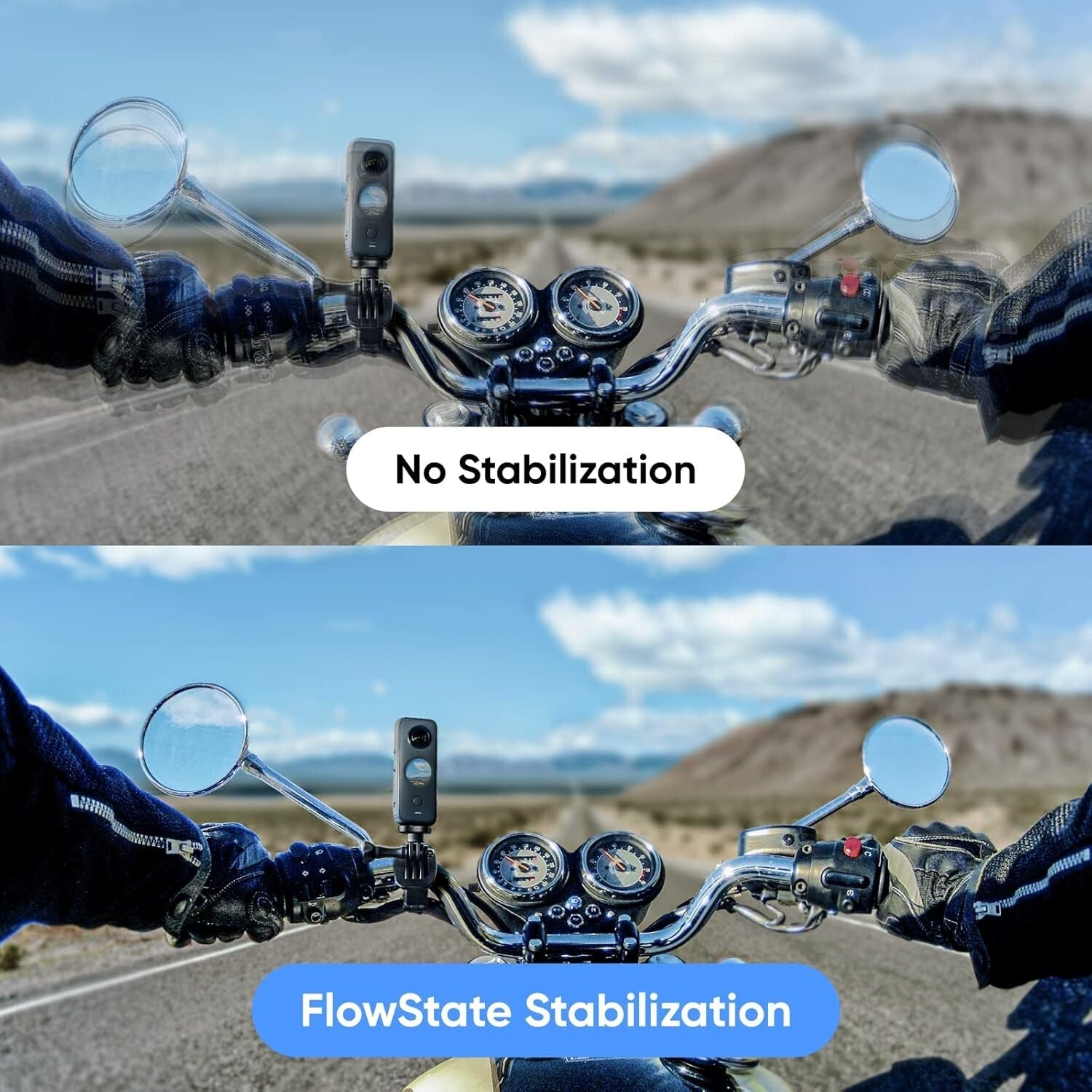 5.7K 360 Action Camera with FlowState Stabilization - Waterproof & Touch Screen