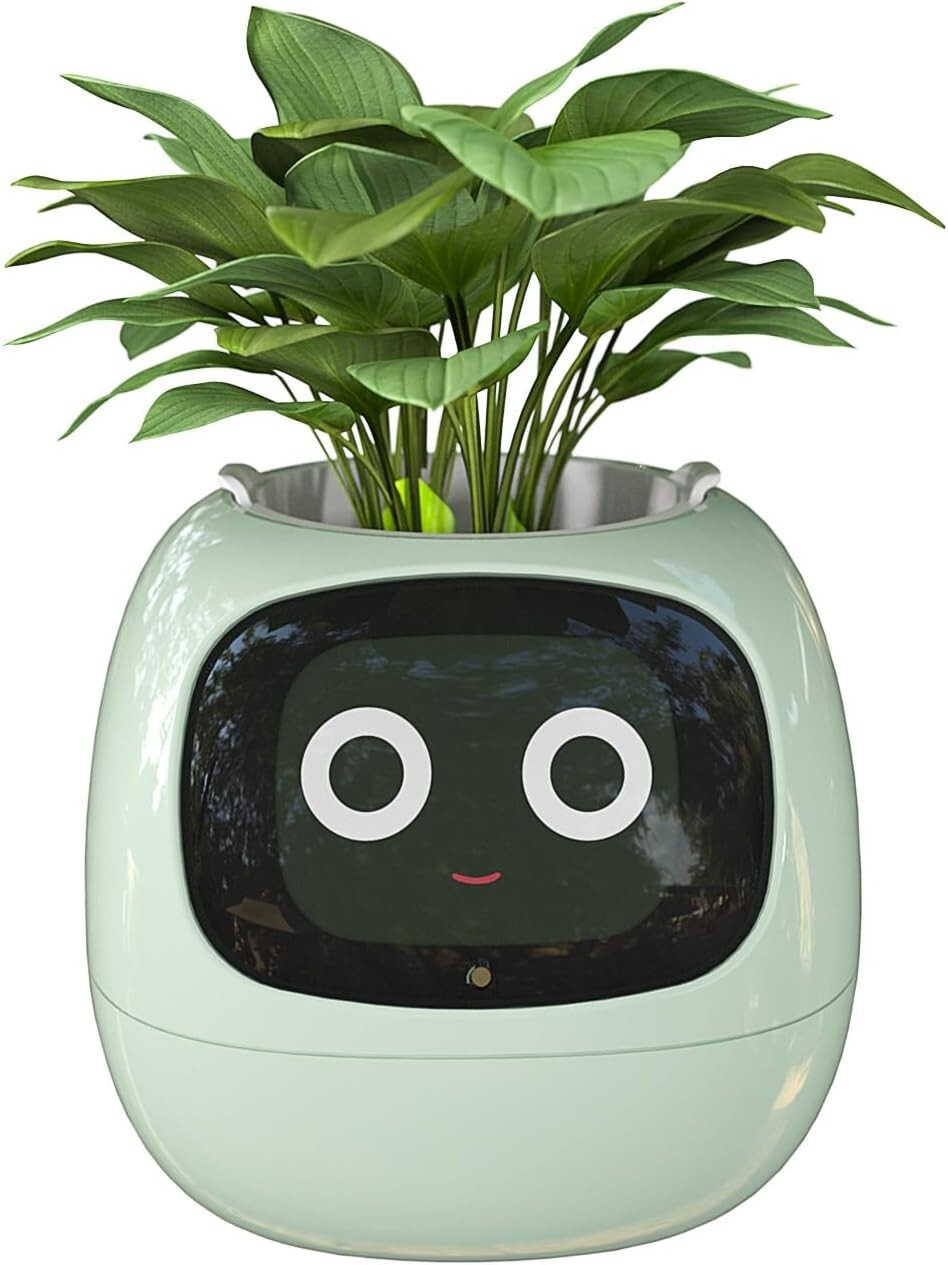 Lightweight AI Flowerpot with Gesture Interaction Features – Perfect Gift!
