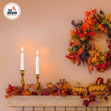 Load image into Gallery viewer, 72 Classic White 6-Inch Taper Candles – Dripless &amp; Smokeless for Any Occasion