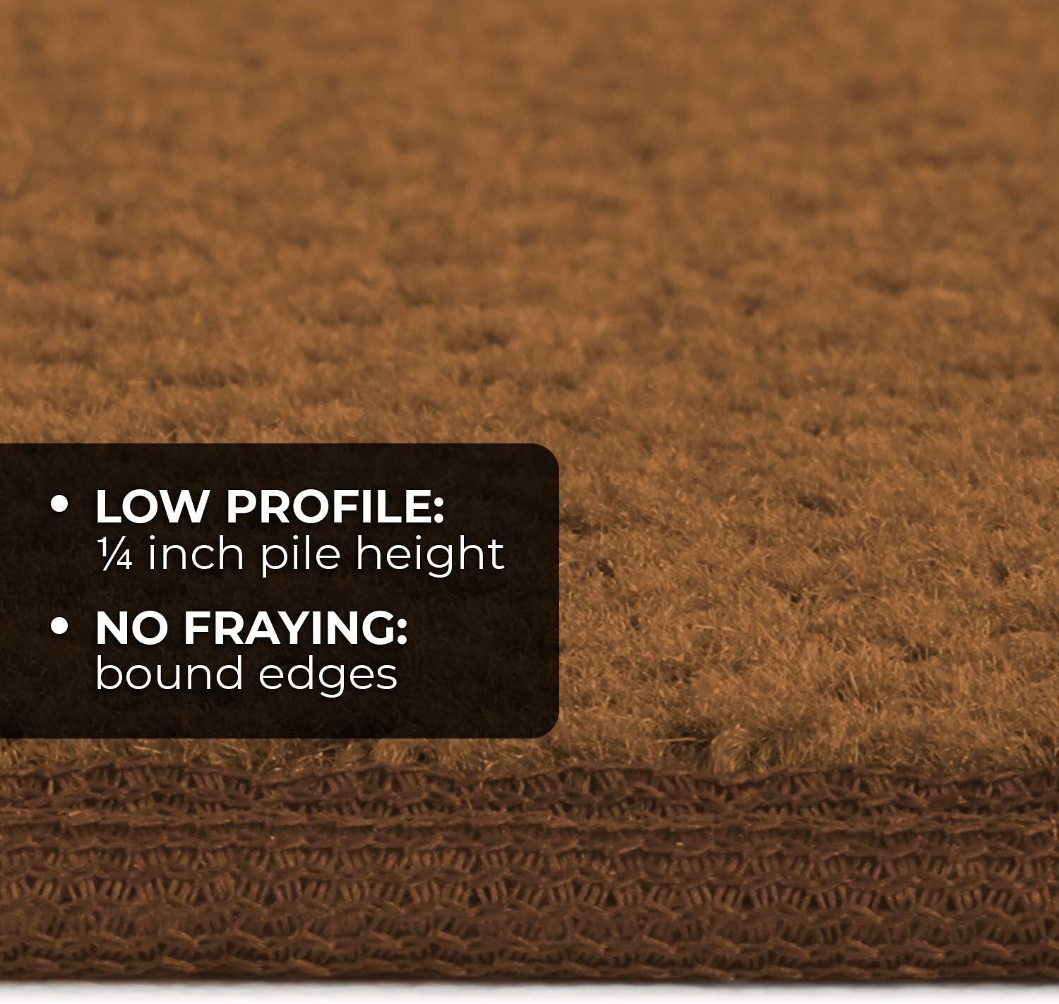 Comfort & Safety: Set of 15 Non-Slip Toffee Brown Carpet Treads - 8" x 27"