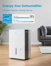 Load image into Gallery viewer, Sleek 50 Pint Dehumidifier for 4,500 Sq. Ft. - Smart Control &amp; Quiet Performance