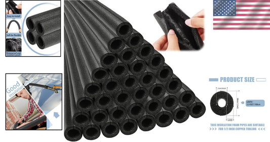 Durable Waterproof Foam Pipe Insulation for Outdoor Heat & Freeze Protection