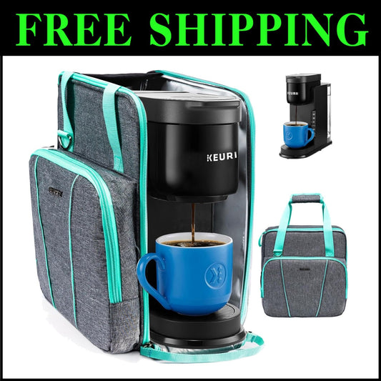 Keurig Compatible Coffee Maker Travel Bag - Lightweight and Stylish Storage Case