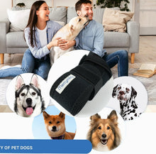 Load image into Gallery viewer, Lightweight Adjustable Dog Knee Brace for Joint Pain Relief &amp; Mobility - Black