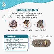 Load image into Gallery viewer, Natural Cat Dental Care &amp; Fresh Breath Remedy - 400 Tiny Pills for Oral Health