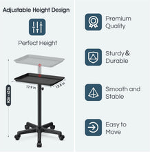 Load image into Gallery viewer, Durable Aluminum Salon Tray with 360° Swivel Wheels - Ideal for Professionals
