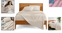 Load image into Gallery viewer, All-Season Luxury King Sheet Set - Lightweight Microfiber with Deep Pockets