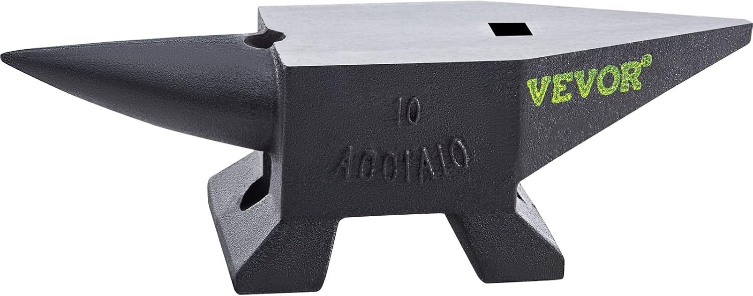 22 lbs Cast Steel Anvil for Blacksmithing - Large Countertop & Stable Base