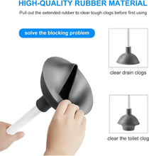 Load image into Gallery viewer, White Toilet Cleaning Set: 3-Piece Brush &amp; Plunger with Convenient Caddy