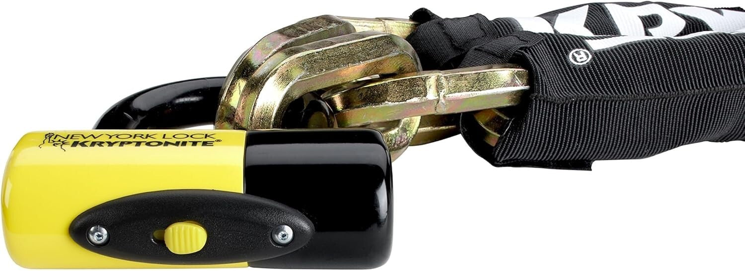 14mm Manganese Steel Chain Lock & 15mm Disc Lock - Anti-Theft Security Solution