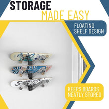 Load image into Gallery viewer, Sleek 3 Board Wall Mount Rack - Perfect Storage and Display Solution for Boards