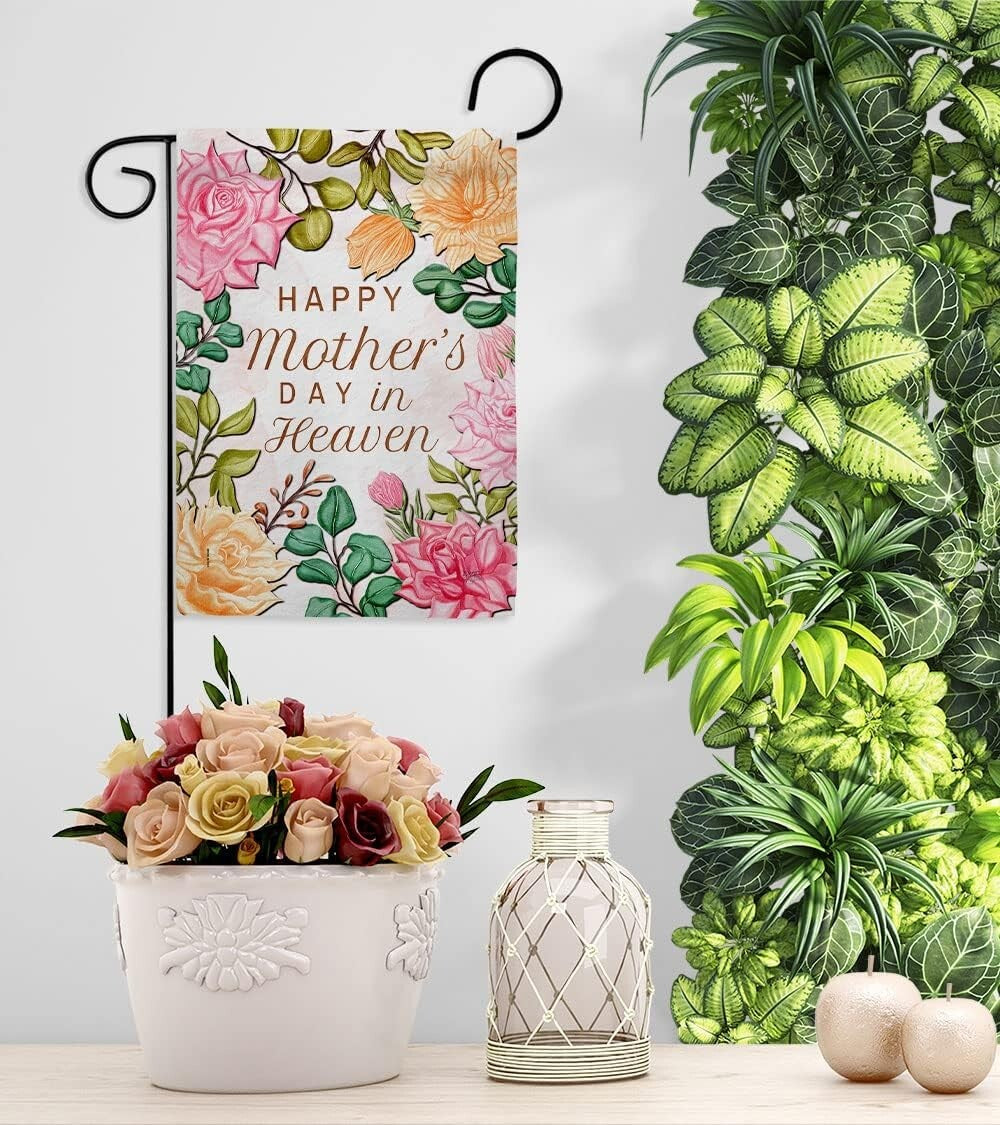 Vibrant Double-Sided Mother's Day Garden Flags - Eco-friendly & Durable